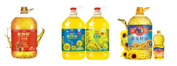 食用油灌装机生产线-食用油npv加速梯子灌装样品图
